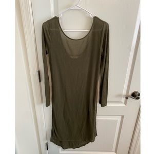 Decree sheer long tunic size medium